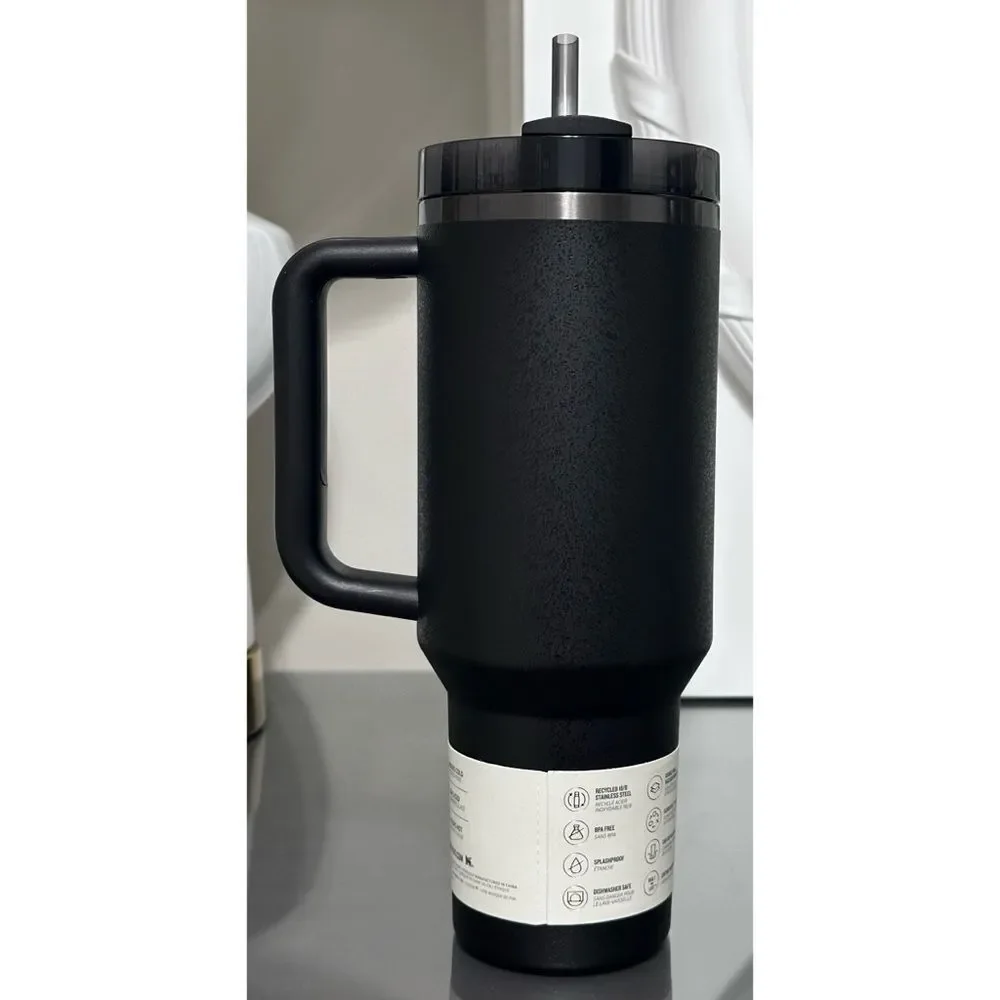 Stanley Quencher H2.0 FlowState 40oz Tumbler, BLACK MOON - Picture 3 of 6